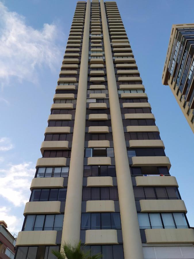 Luminoso Apartamento En Primera Linea De Playa Benidorm Exterior foto